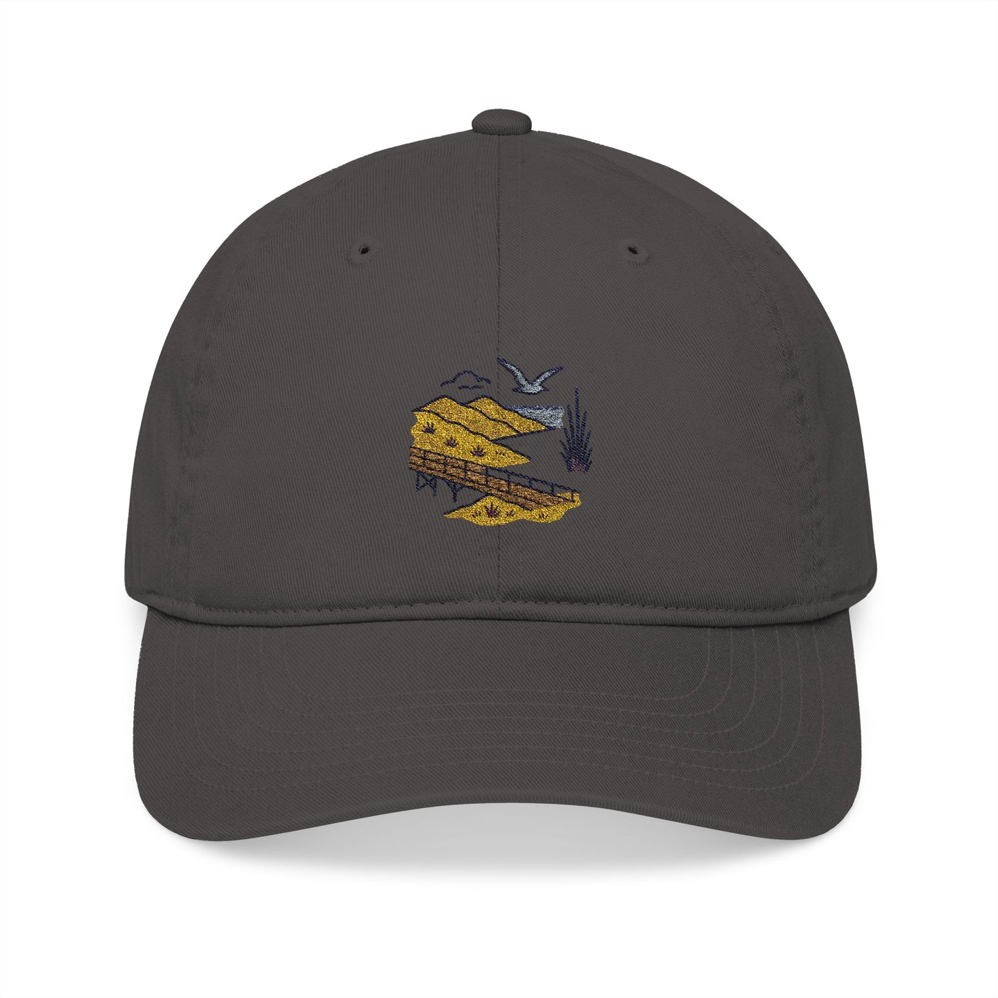 Indiana Dunes Sand & Shorebird - Organic Baseball Cap