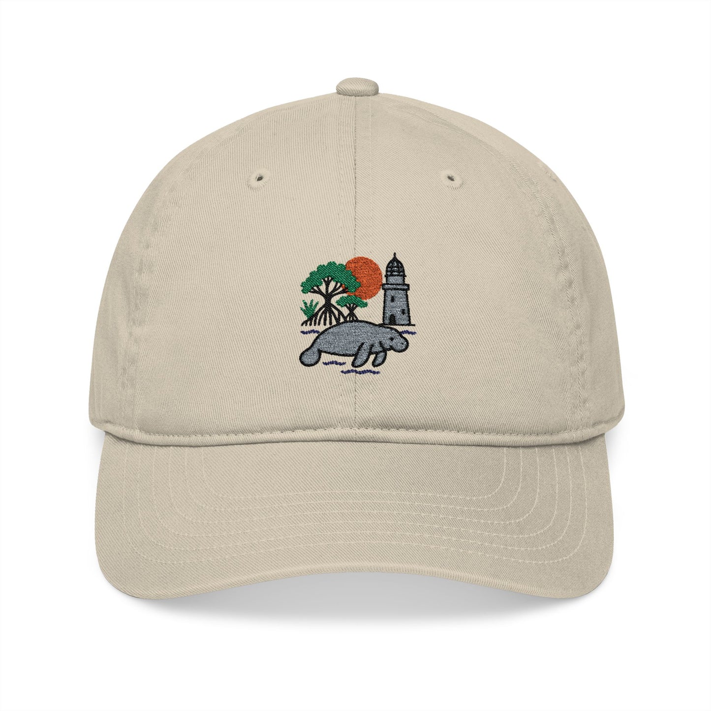 Biscayne Manatee - Organic Baseball Cap