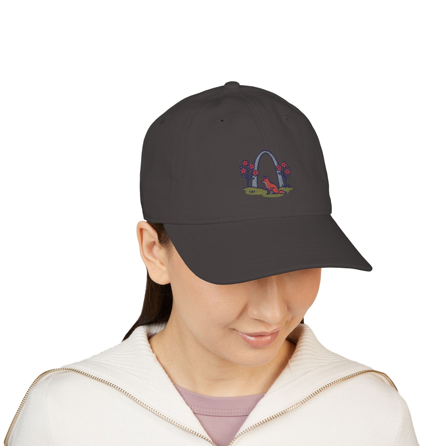 Gateway Arch Springtime Scene - Organic Baseball Cap