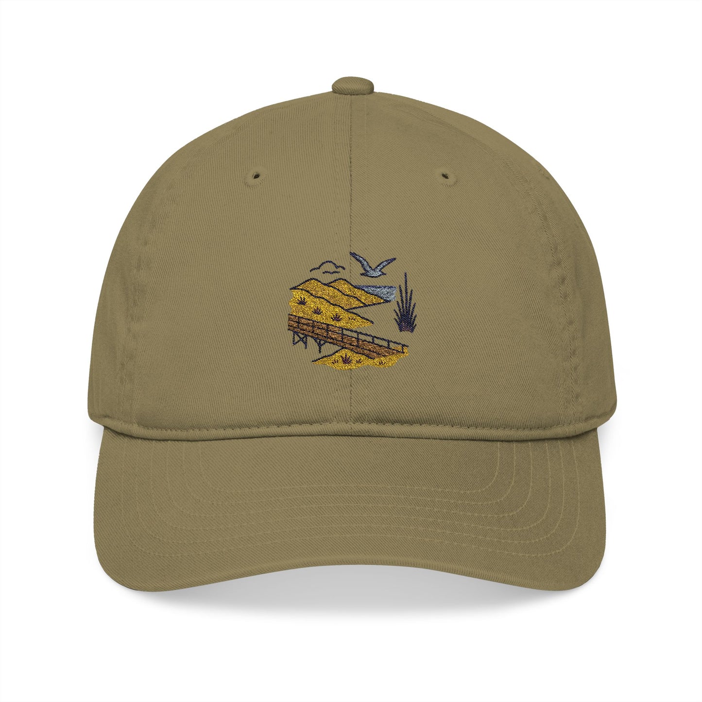 Indiana Dunes Sand & Shorebird - Organic Baseball Cap