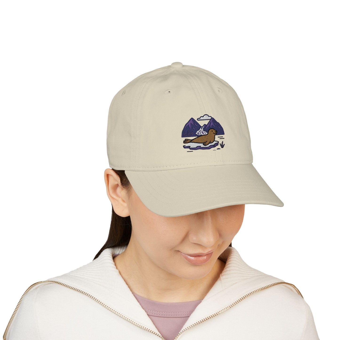 Glacier Bay Harbor — Organic Baseball Cap