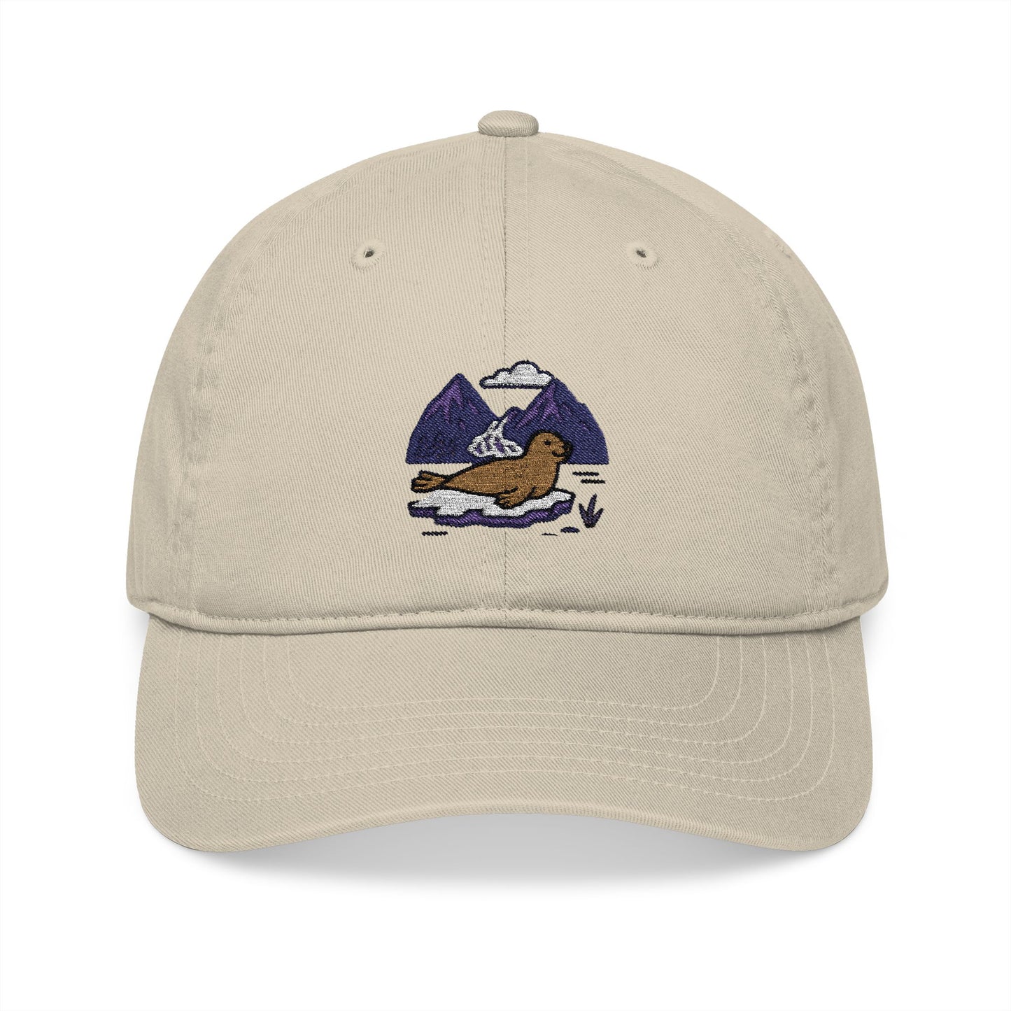 Glacier Bay Harbor — Organic Baseball Cap