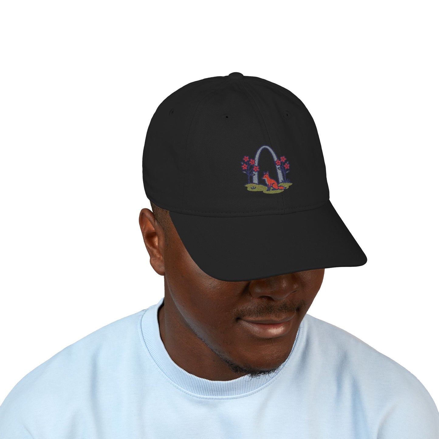 Gateway Arch Springtime Scene - Organic Baseball Cap