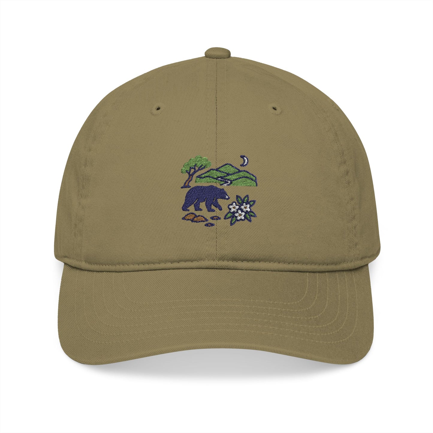 Shenandoah Moonlit Bear - Organic Baseball Cap