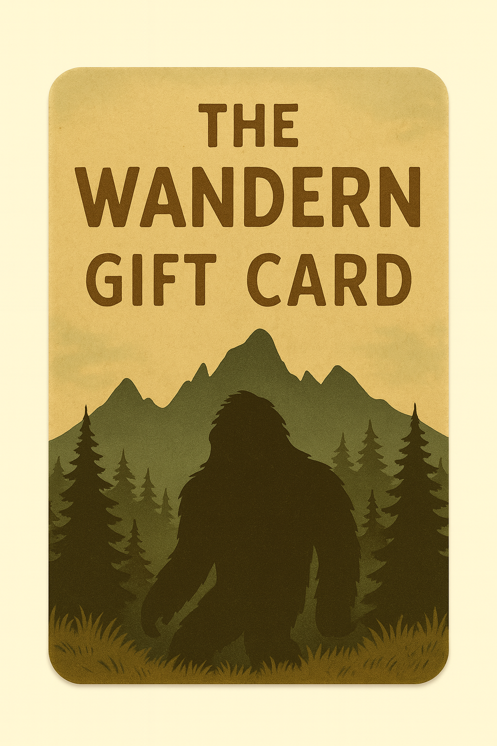 The Wandern Gift Card – Because Adventure Can’t Be Wrapped