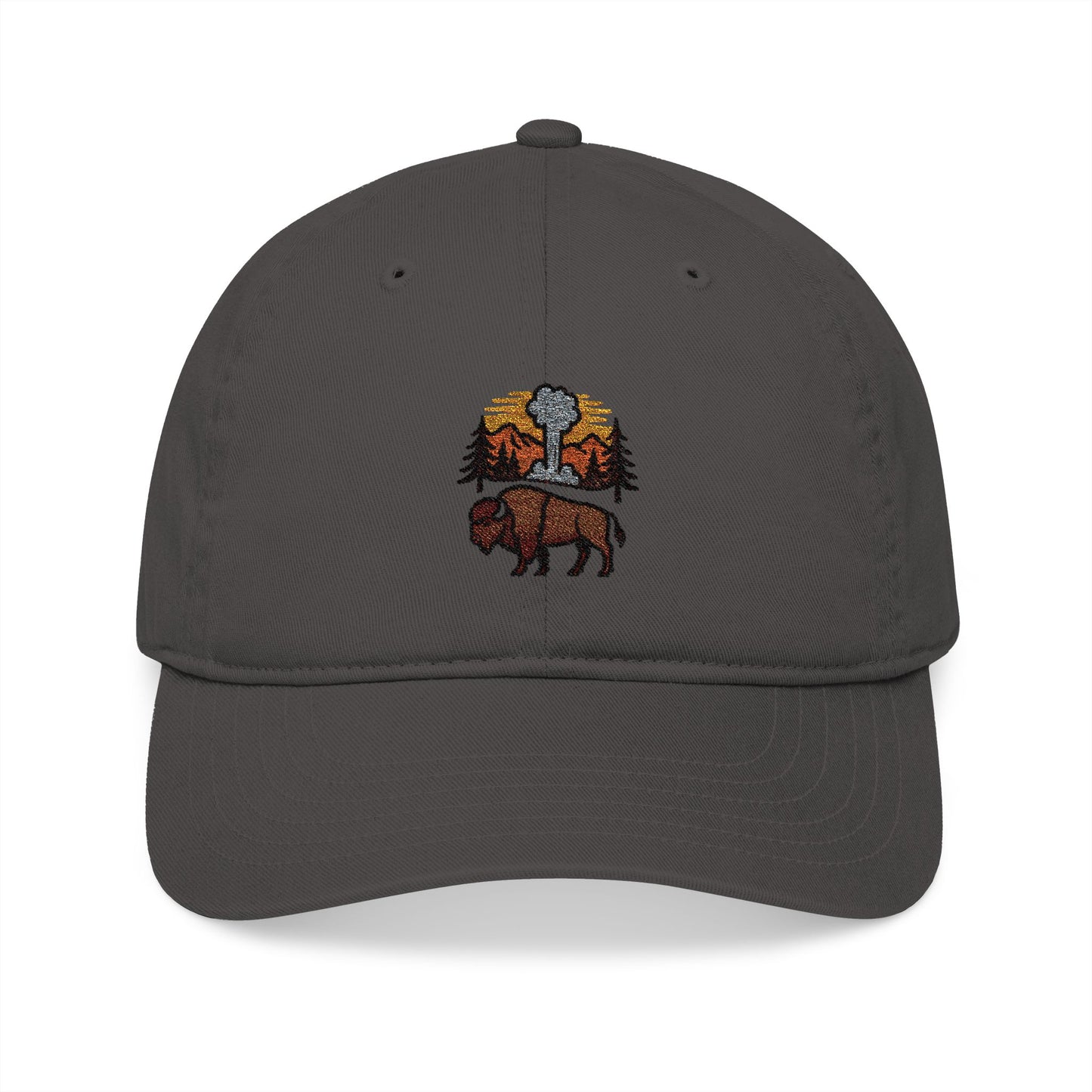 Yellowstone Old Faithful & Bison - Organic Baseball Cap