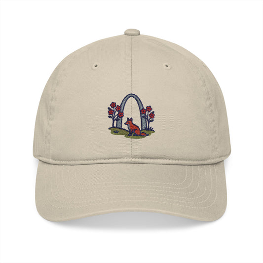 Gateway Arch Springtime Scene - Organic Baseball Cap