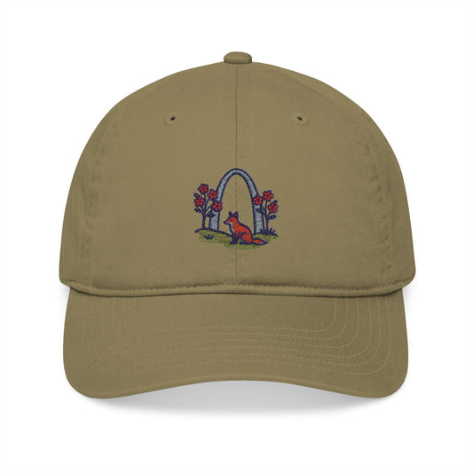 Gateway Arch Springtime Scene - Organic Baseball Cap