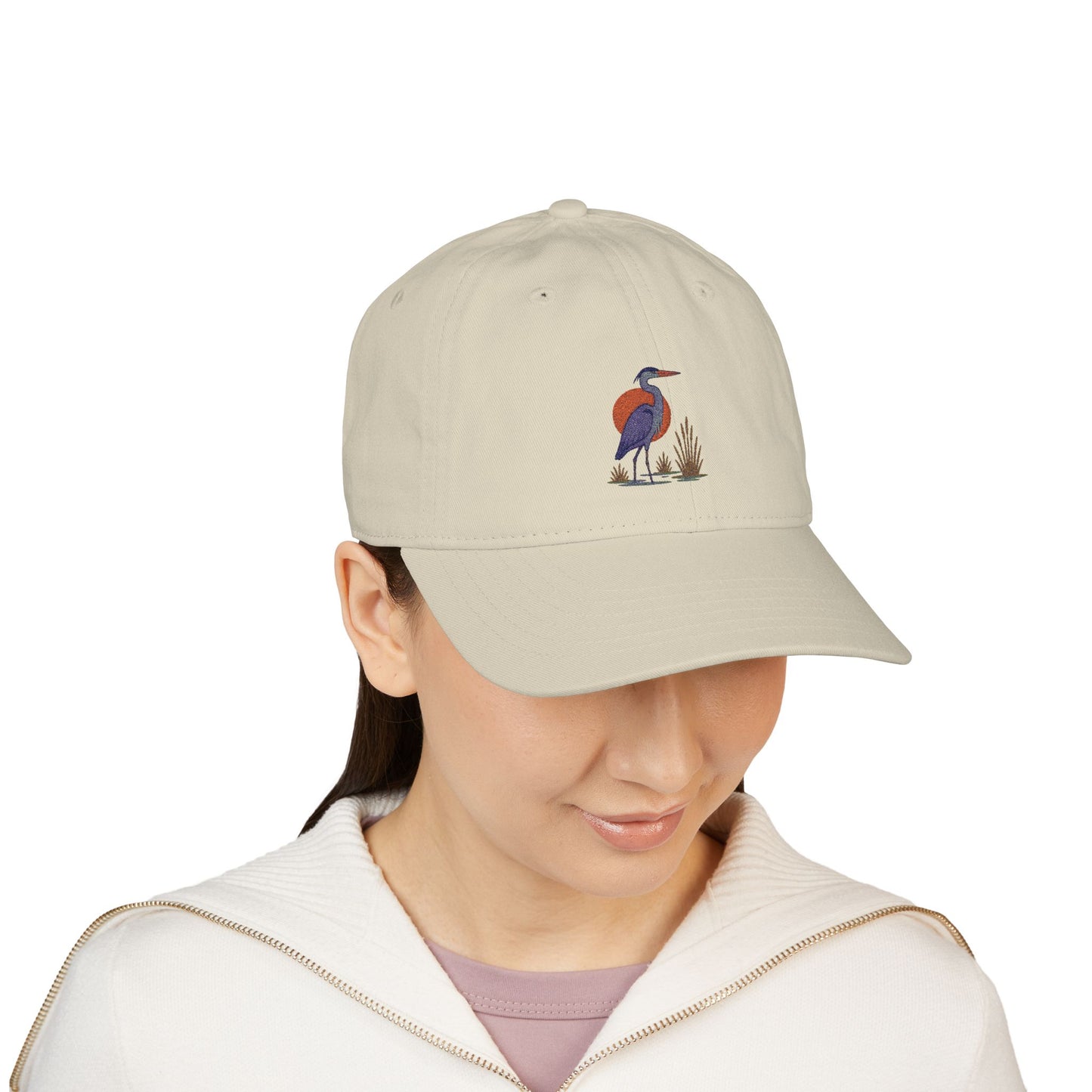 Everglades Sunset Heron - Organic Baseball Cap
