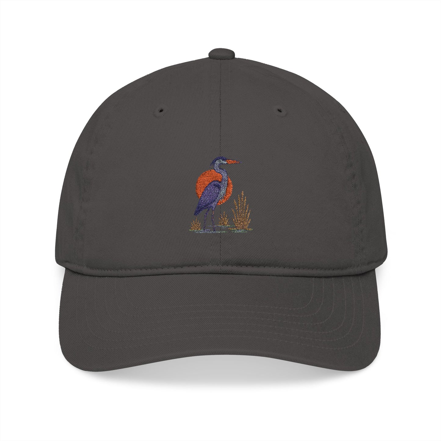 Everglades Sunset Heron - Organic Baseball Cap