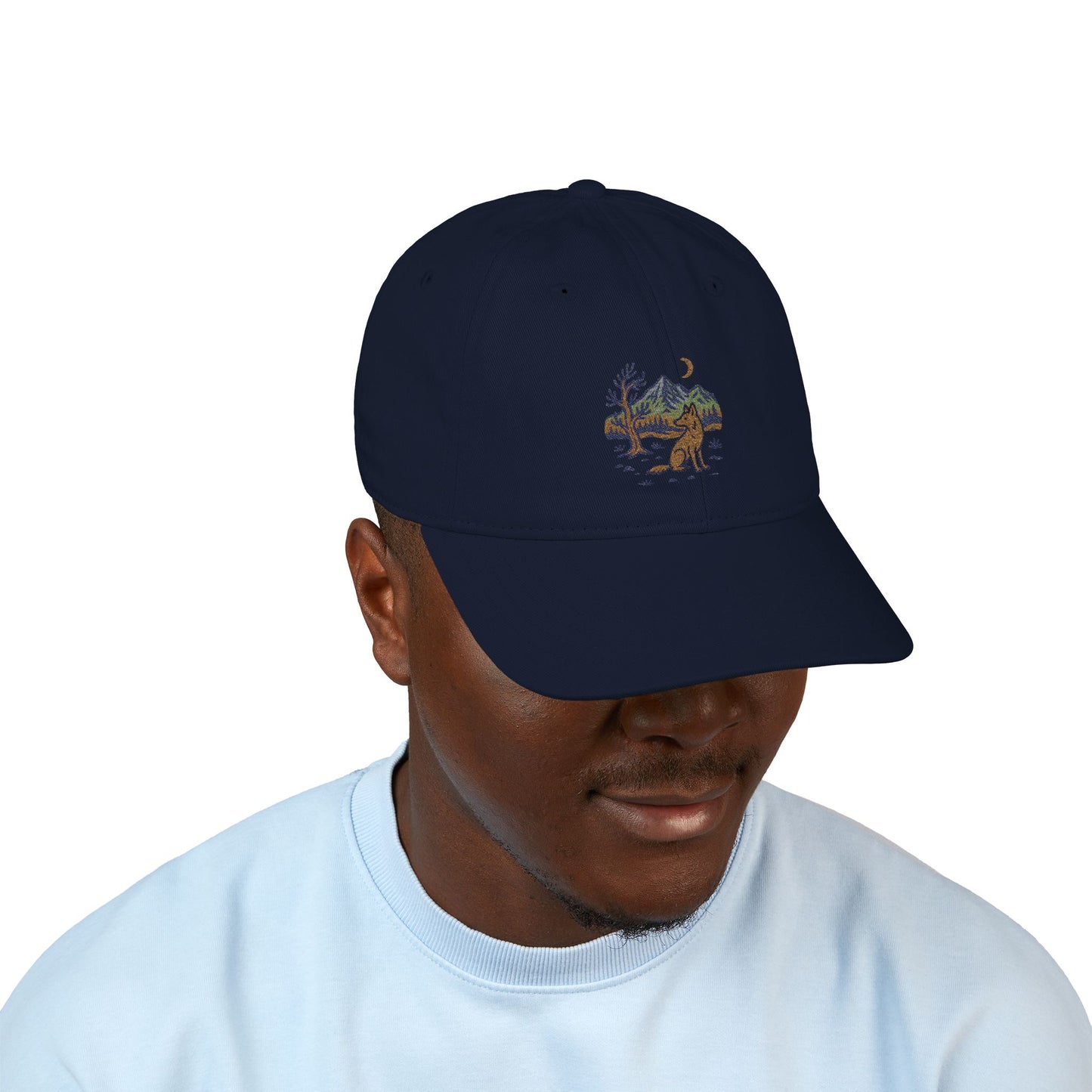 Great Basin Moonlight Coyote – Organic Baseball Cap
