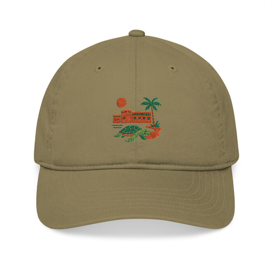 Dry Tortugas Turtle - Organic Baseball Cap