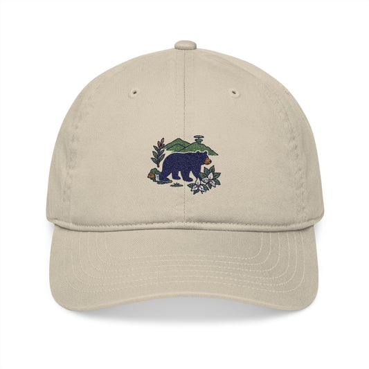 Smoky Mountains Black Bear - Organic Baseball Cap