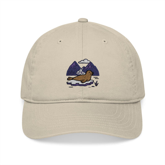 Glacier Bay Harbor — Organic Baseball Cap